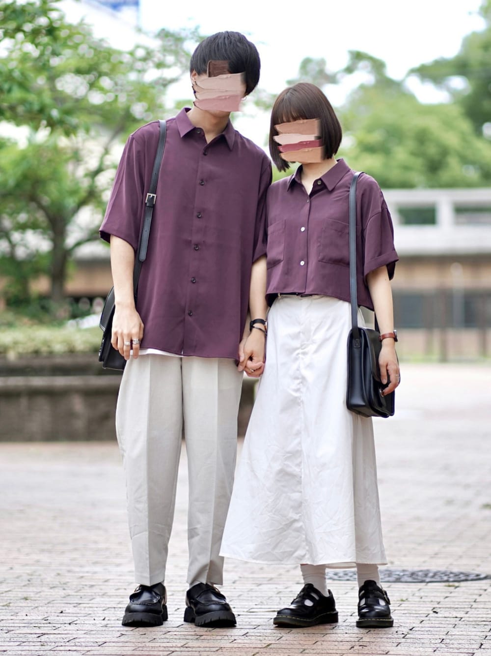 22年版 カップル必見 シャツを使った大人ペアルック夏コーデ6選 子供っぽくならない工夫は インフルエンサーメモ