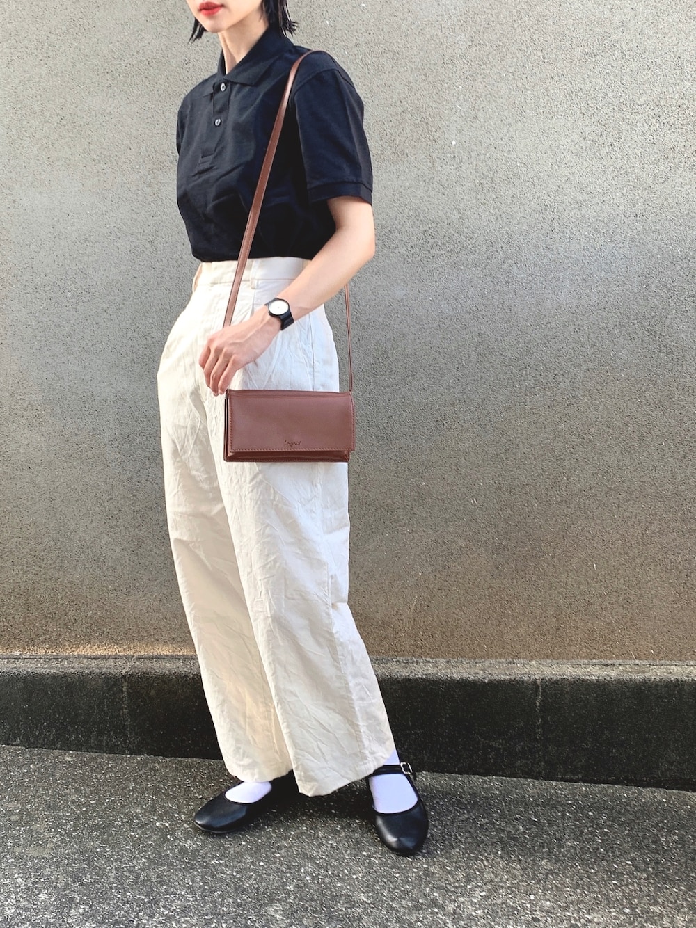 22年版 暑苦しく見えない 黒ポロシャツを使ったレディース夏コーデ6選 インフルエンサーメモ