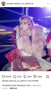 佐久間大介Instagram