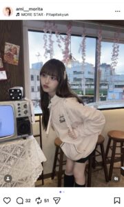 森田あみのInstagram