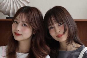 ふみあみの顔